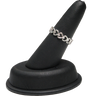 Ring Display - White or Black Simili Leather