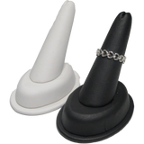 Ring Display - White or Black Simili Leather