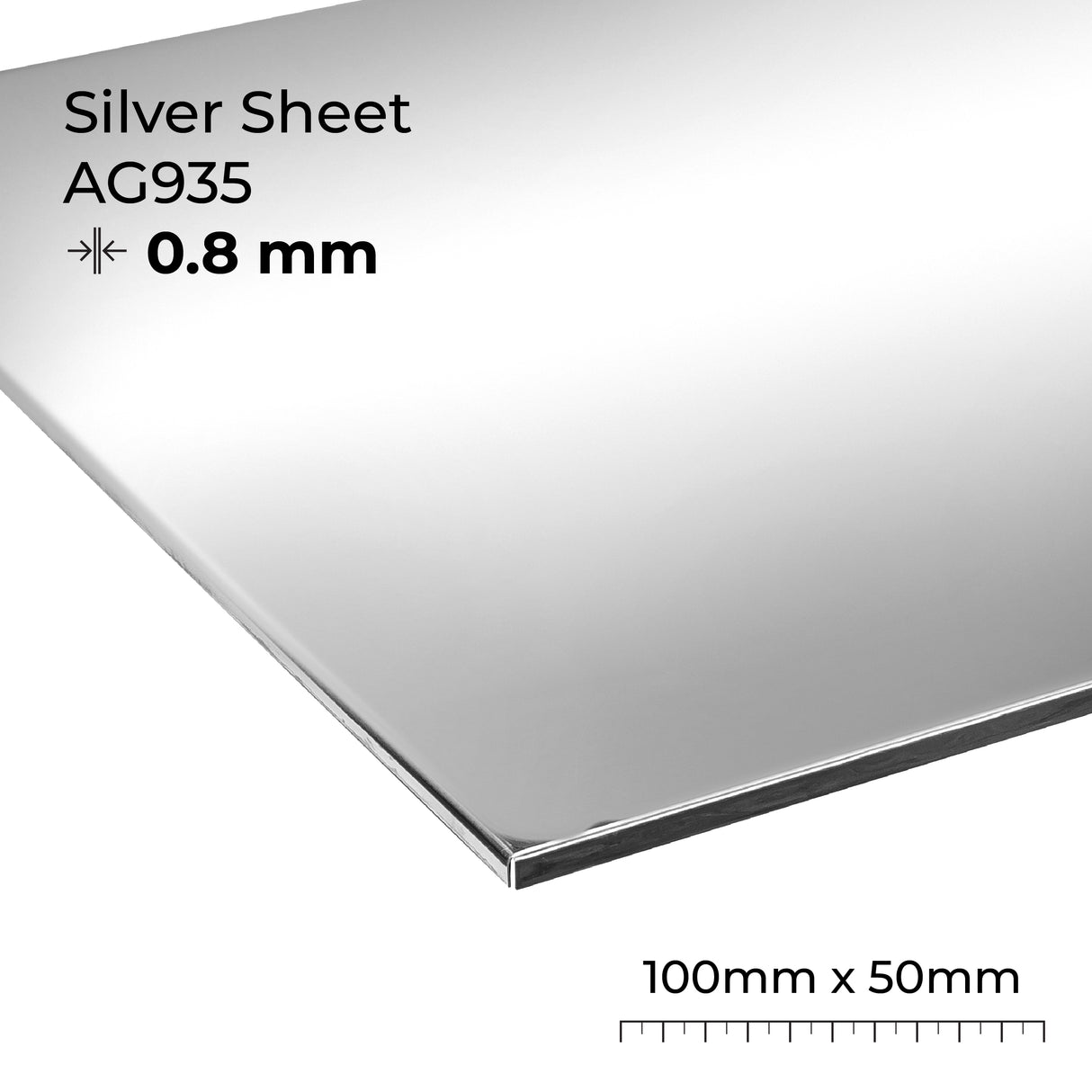 Silver Sheet - AG935 - 0.8mm