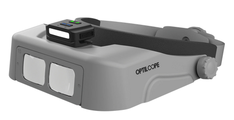 SmartPro OptiLoope LED headband magnifier with optical glass lenses