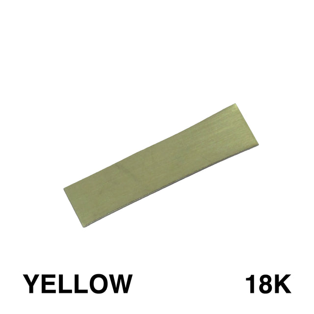 Gold solder available in soft, medium, and hard grades for jewellery making and gold repair, sold in different sizes and weights. 18K