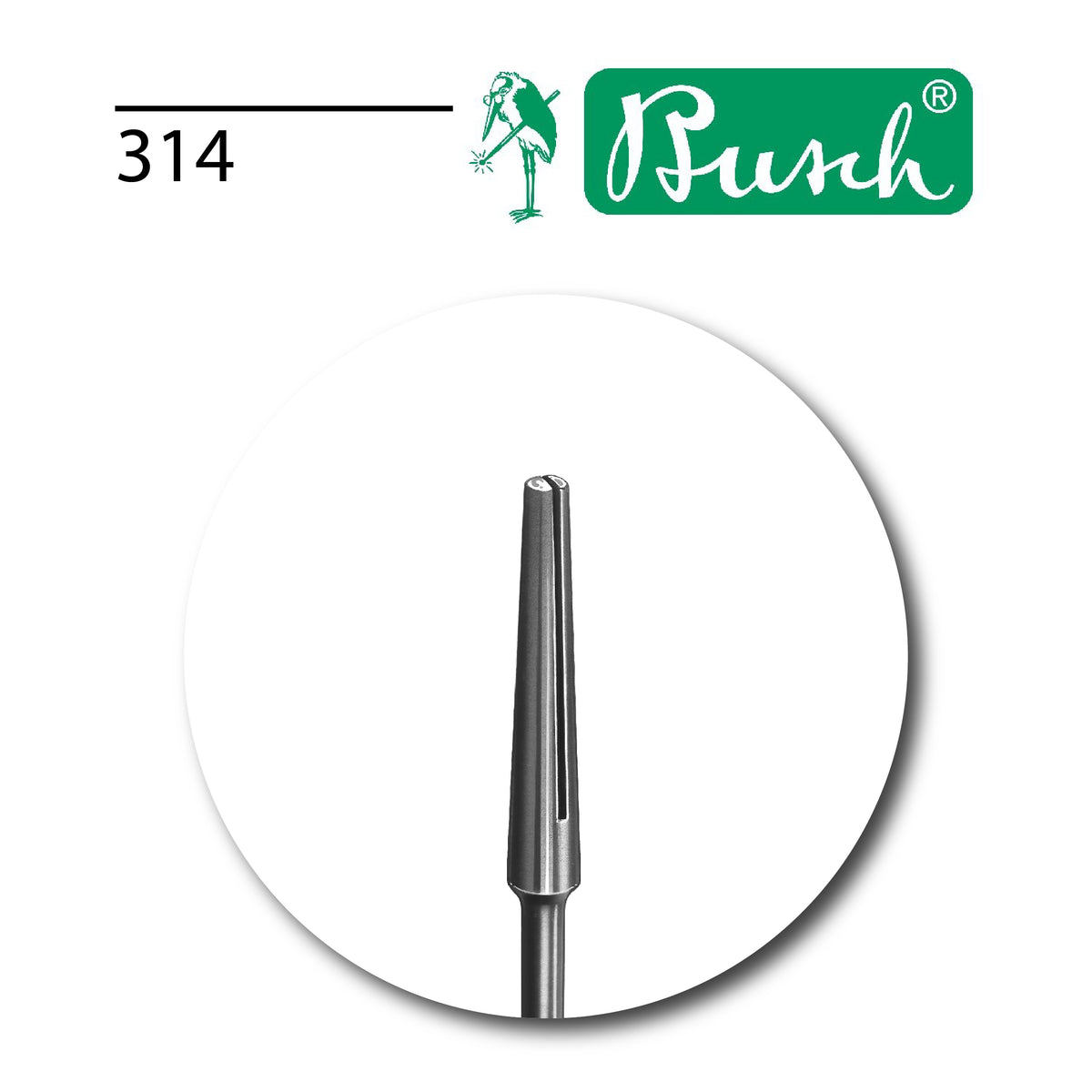 Split Mandrel for Sandpaper Strips – Busch Fig. 314