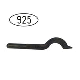 Curved oval 925 sterling silver hallmark stamp for jewelry marking