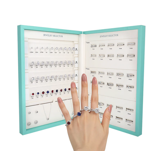 jewelry builder kit with rings earrings and necklace display