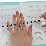 cubic zirconia jewelry builder with multiple shapes and sizes
