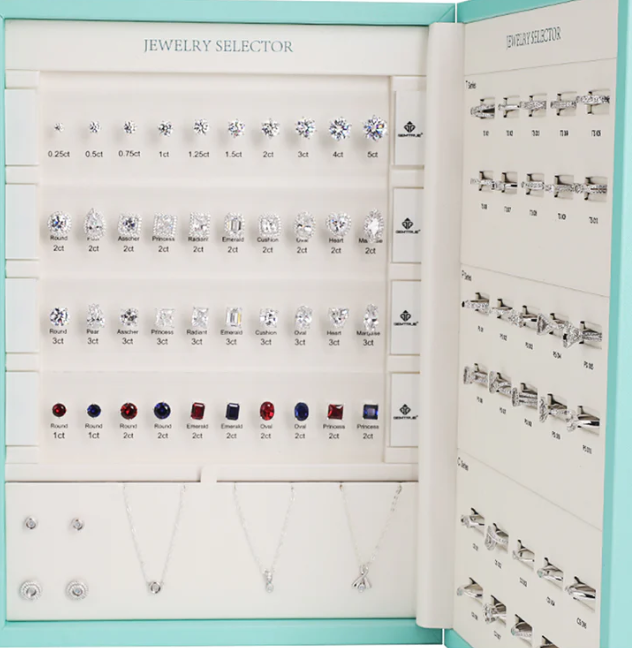 earring design kit with halo and classic styles