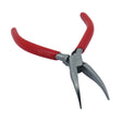 Bent chain nose pliers 140mm with smooth jaws for jewellery making