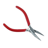 Smooth jaw bent chain nose pliers for wire and jewellery work