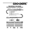 Techdent 5200 hanging motor replacement parts and reference numbers