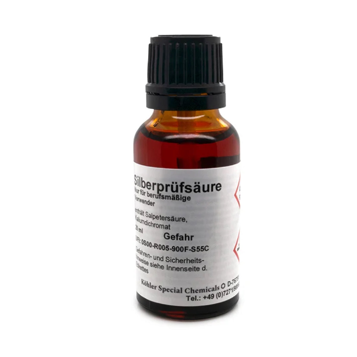Gold testing acid 20ml for professional touchstone testing
