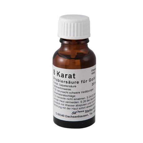 Silver testing solution 20ml for touchstone silver testing