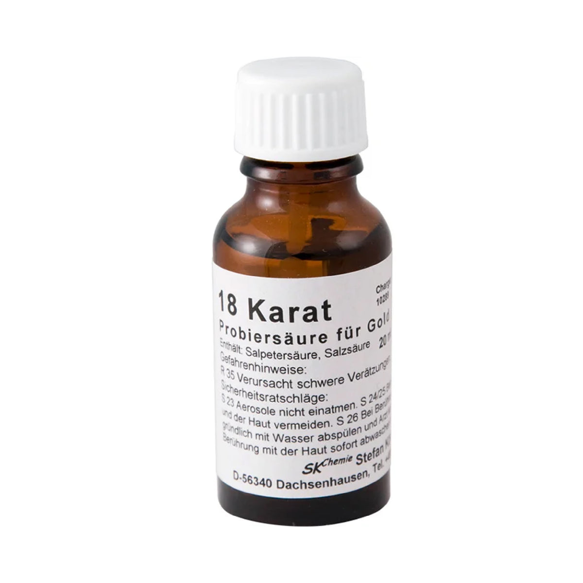 Platinum testing solution 20ml for professional jewellery testing
