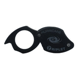 Professional 10x jeweler's loupe with three-lens triplet optics