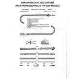 Techdent 5200 motor flexible shaft spare parts technical diagram