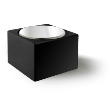 Mirror Top Turntable - Square - Grey or Black
