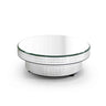 Turntable w/ Top Mirror Jewelry Display - Gold or Silver - Ø185mm