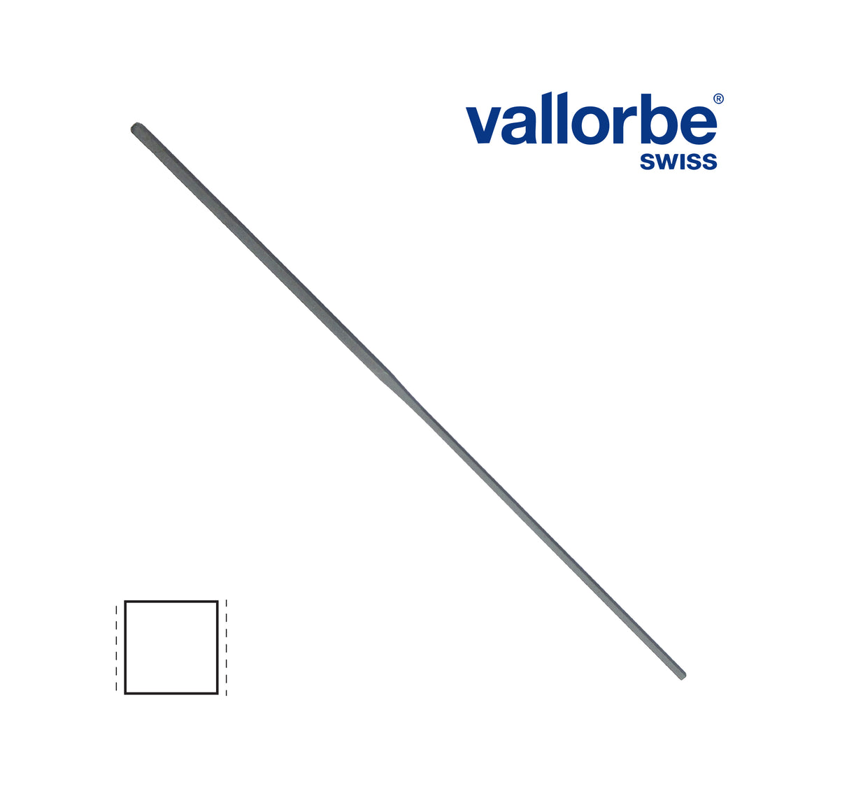 Escapement File - Vallorbe - Parallel Square - 3025