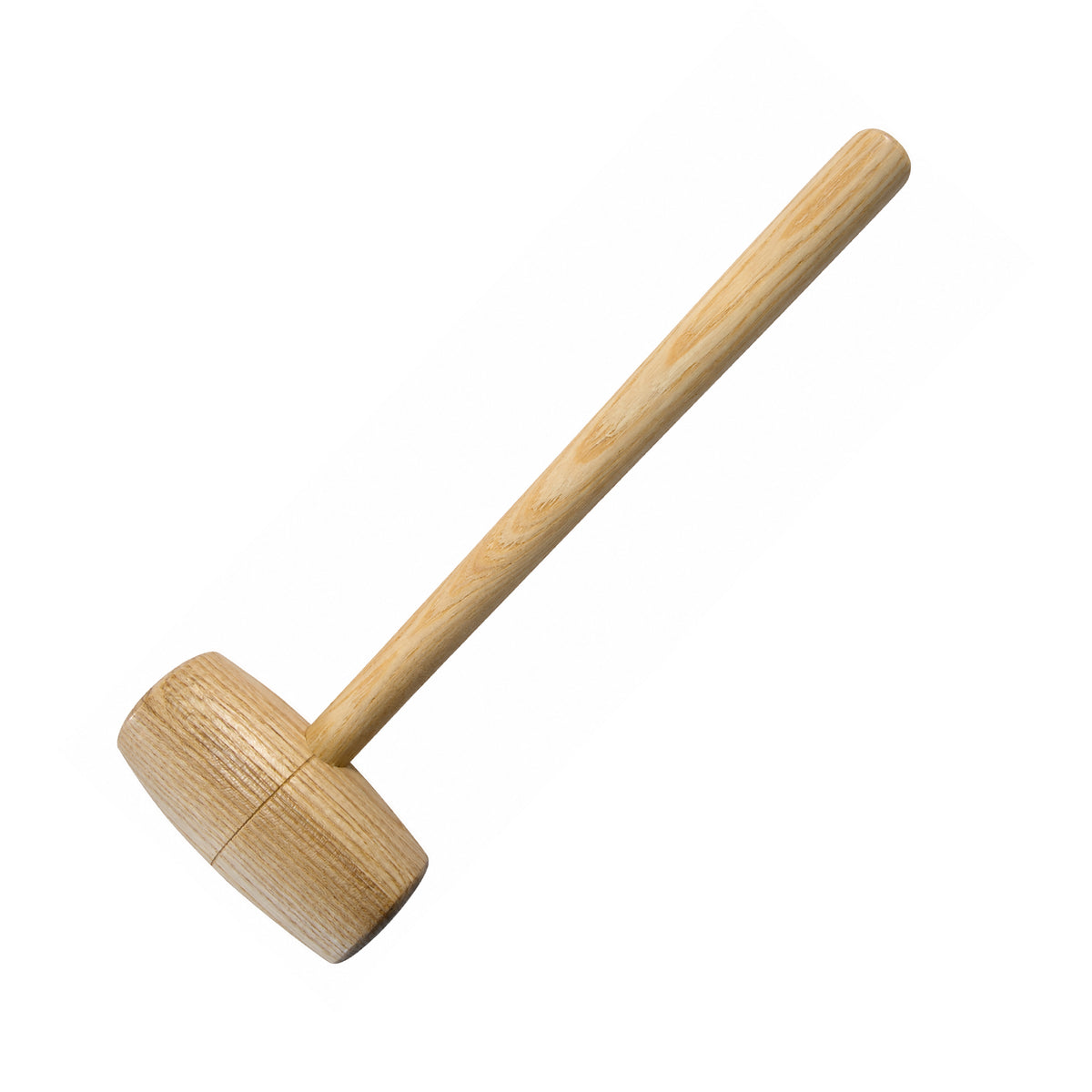 Lightweight wooden jewellery mallet 40mm head, 230mm length, approximately 100g