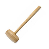 Lightweight wooden jewellery mallet 40mm head, 230mm length, approximately 100g