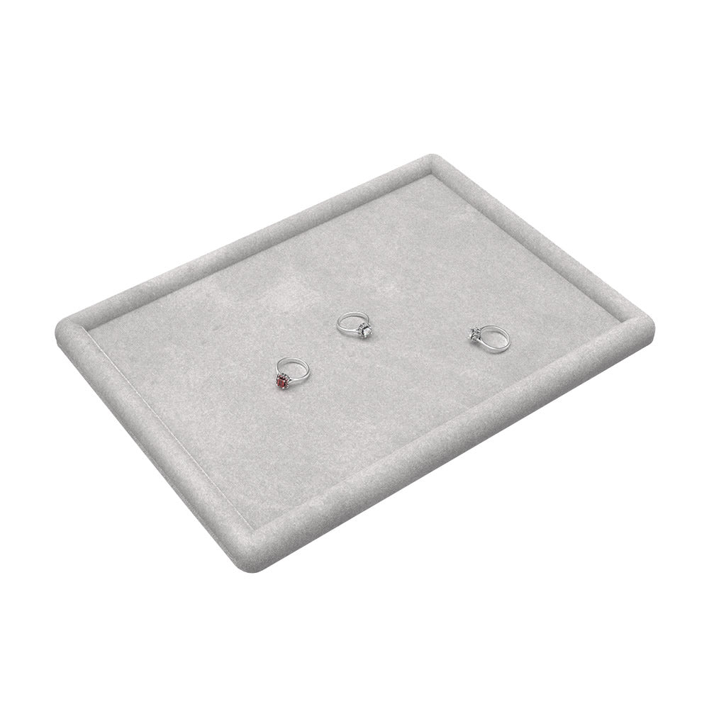 Luxury velvet tray for showcasing fine jewelry pieces