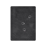 Large black velvet jewelry organizer tray 22x30cm