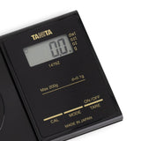 TANITA 1479Z ultra thin precision scale black design