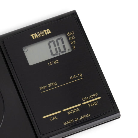 TANITA 1479Z ultra thin precision scale black design