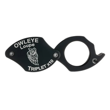 Owleye 10x triplet loupe for gemstone inclusions and settings