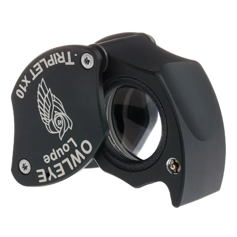 Owleye triplet diamond loupe with lightweight aluminium body
