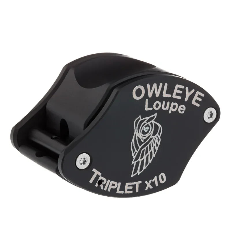Owleye 10x gemological loupe with anti-reflective coating