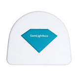 GemLightbox Pro smartphone jewelry photography lightbox with dual turntables for rings, necklaces, earrings, and gemstones top view