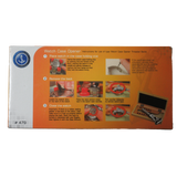 Watch repair tool kit with spare pins in hardwood box