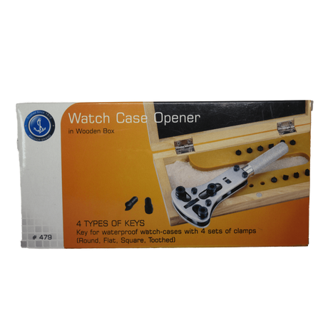 Professional waterproof watch case opener wrench set
