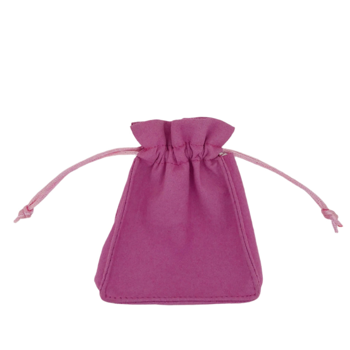 Fine Suede Pouch - Jewelry - PINK