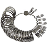 OUTLET! METAL RINGSIZER USA/CANADA - SIZES : 1 - 15.5