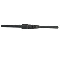 2.35 mm steel mandrels for abrasive cartridge rolls with pilot guide for true running.