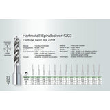 Twist drill - Carbide - Busch - Fig. 4203