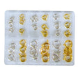Assortment Spring Rings - Gold plated & Silver