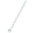 Prolongation chains 925/- silver with ball