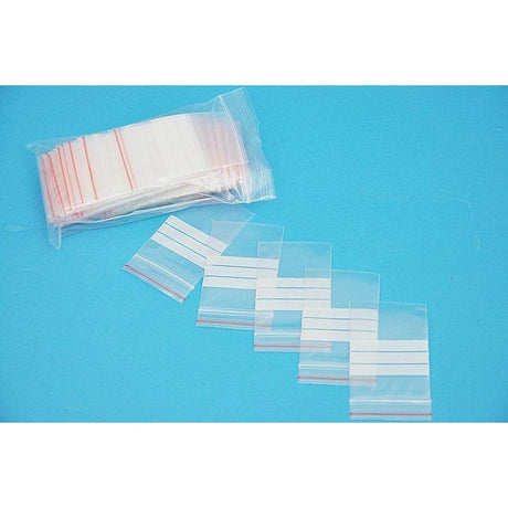 PLASTIC ZIP BAGS & PENS