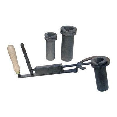 Holder for graphite crucibles of 1 kg