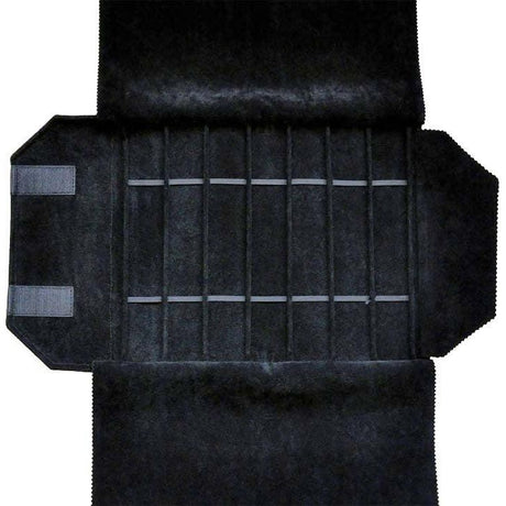 Jewelry Roll - Bracelets - Watches - 7 elastics - BLACK