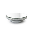 Turntable w/ Top Mirror Jewelry Display - Silver - Ø 225mm (9")
